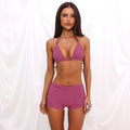 Kulani Kinis Cherry Kiss Soft Knot Halter Bikini Top