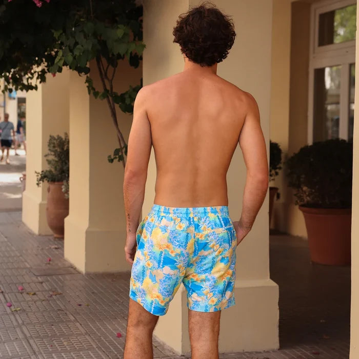 Kulani Kinis Limoncello Lagoon Men's Swim Trunk