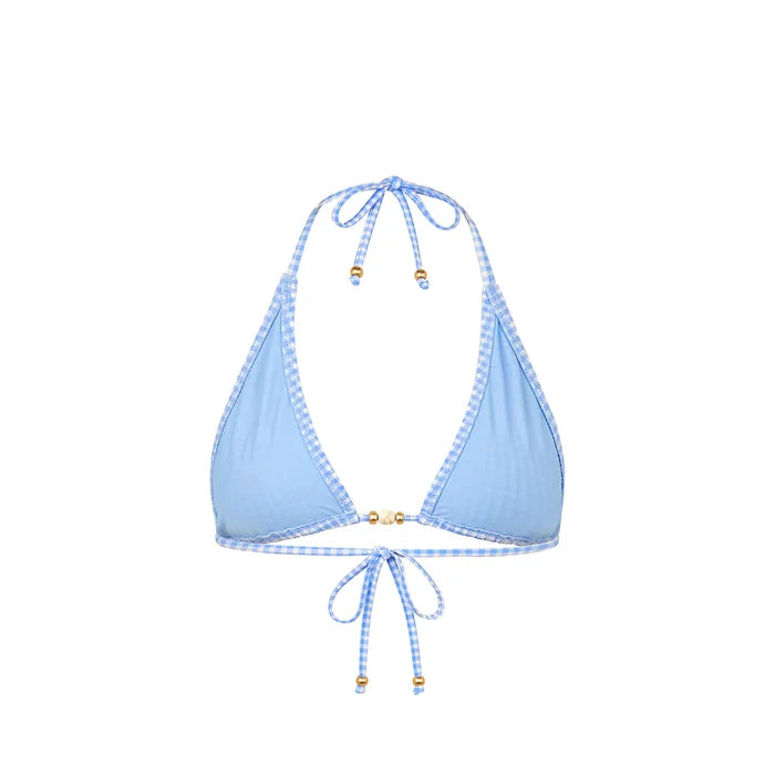 Kulani Kinis Skinny Dip Classic Tie Halter Bikini Top