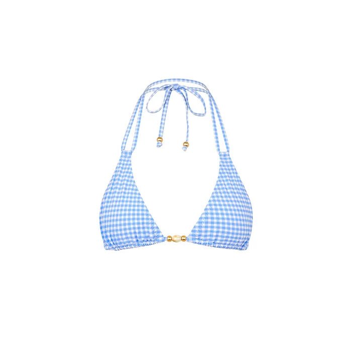 Kulani Kinis Skinny Dip Simple Strap Halter Bikini Top