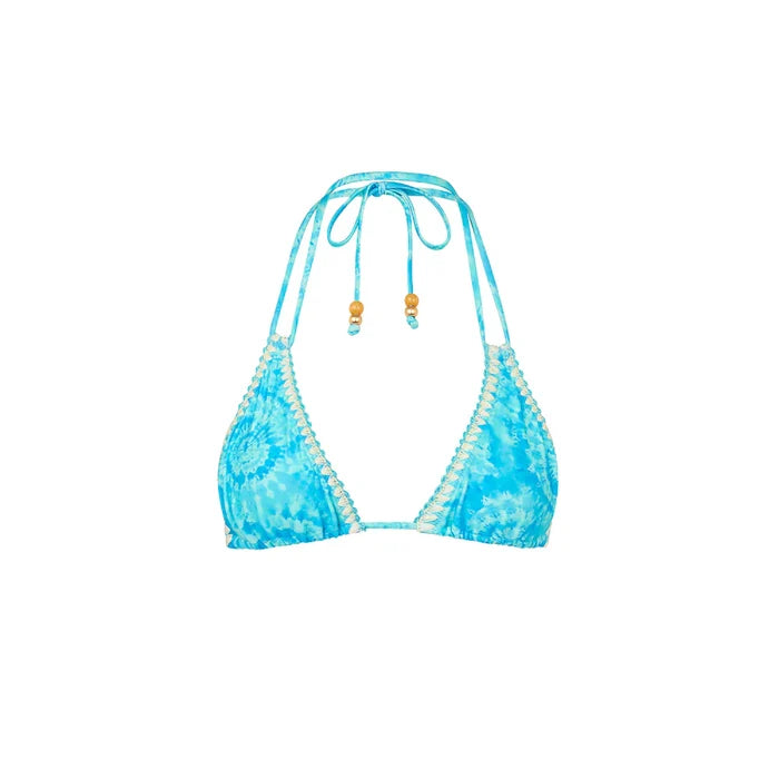 Kulani Kinis Starry Seas Crochet Halter Bikini Top