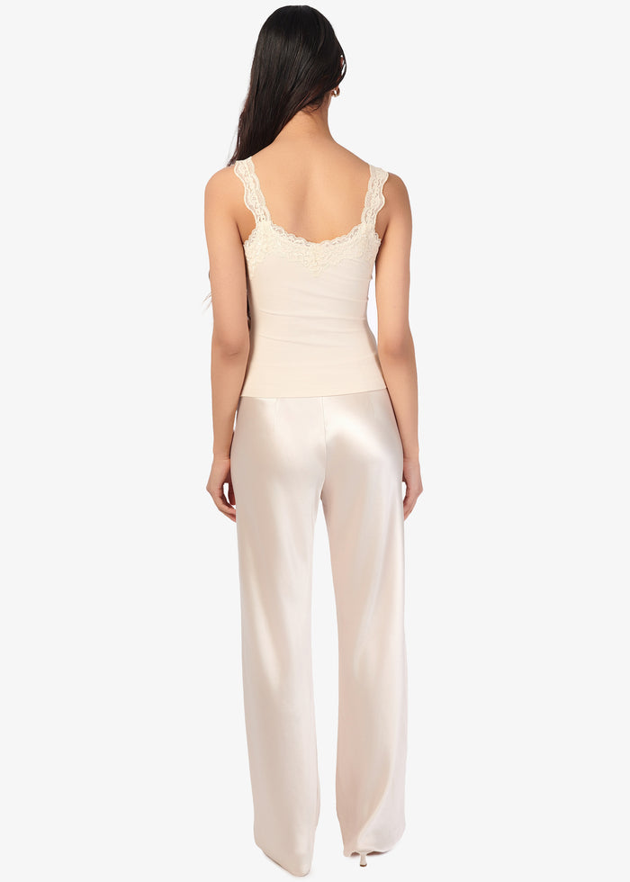 Lani Rib Knit Tank Bone