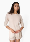 Leith Wool Cashmere Sweater Oat
