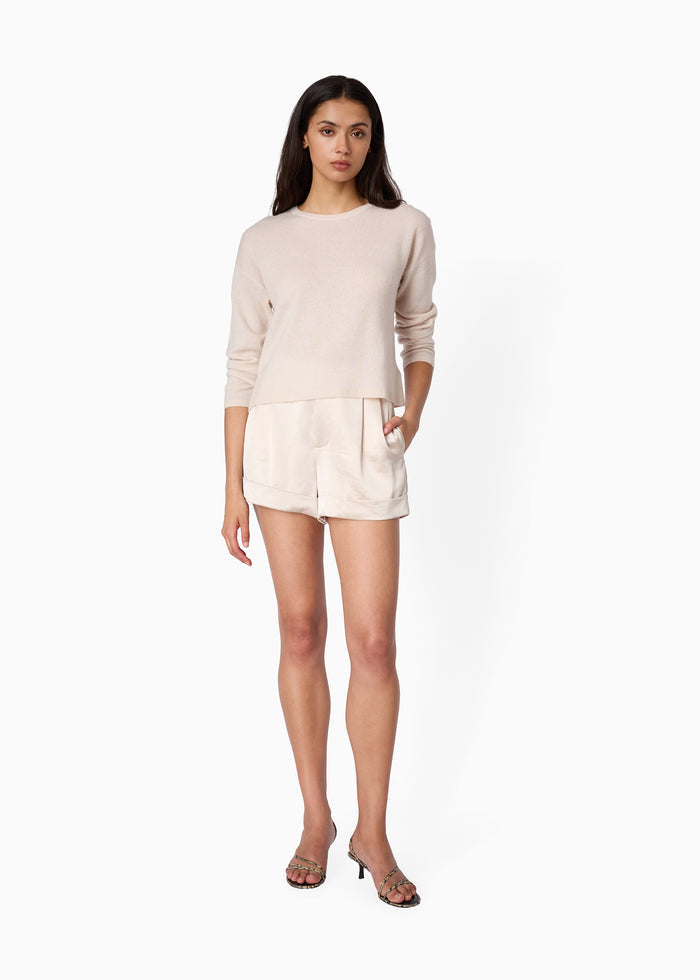 Leith Wool Cashmere Sweater Oat