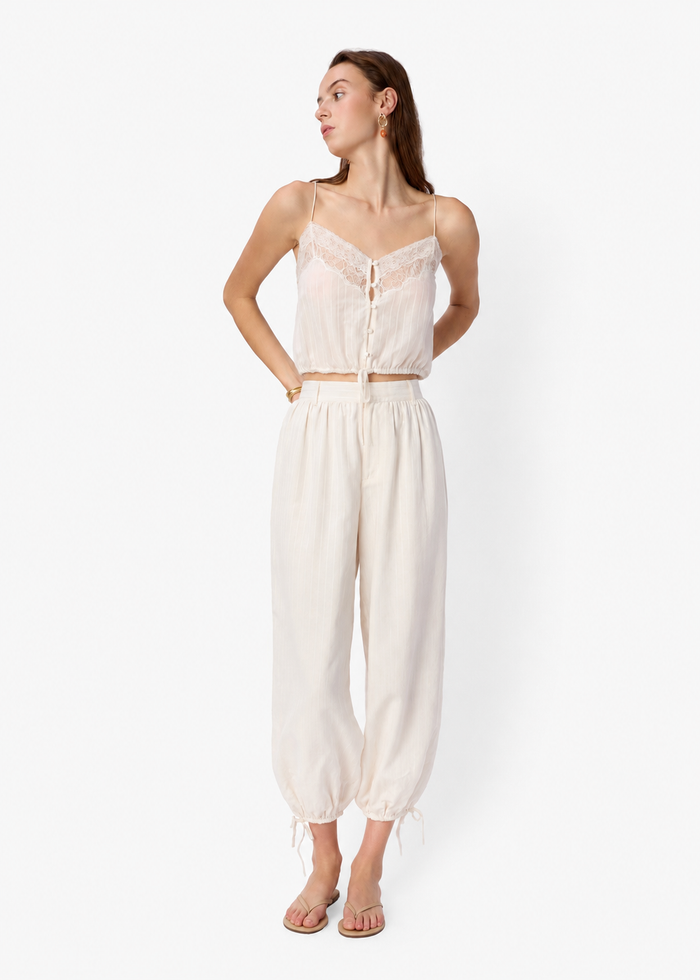 Libi Cotton Silk Camisole Macadamia