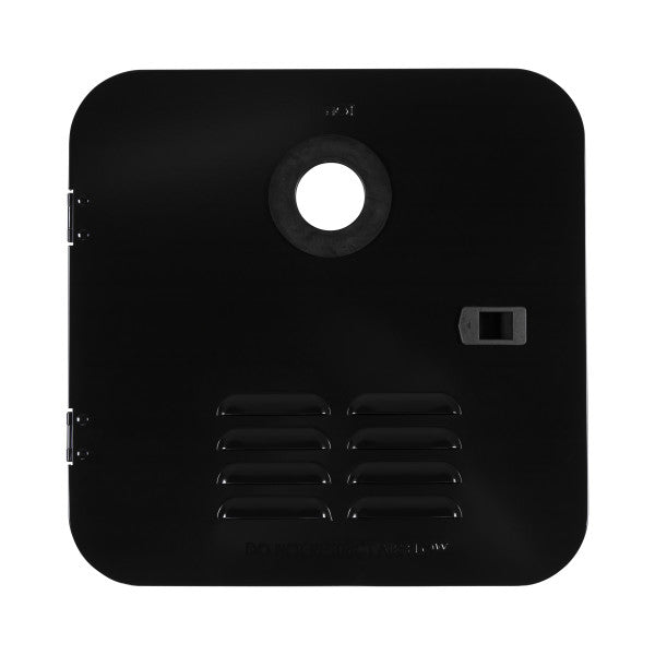 Black Girard Water Heater Access Door - Front View | United RV Parts