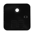 Black Girard Water Heater Access Door - Front View | United RV Parts