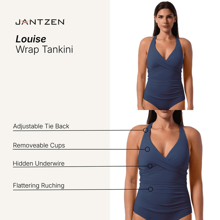 LOUISE WRAP TANKINI TOP | FINAL SALE
