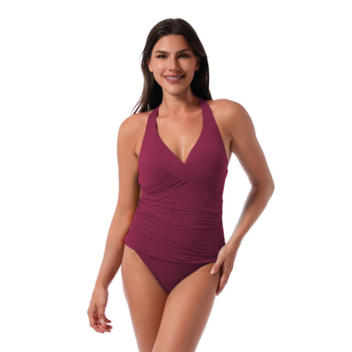 LOUISE WRAP TANKINI TOP