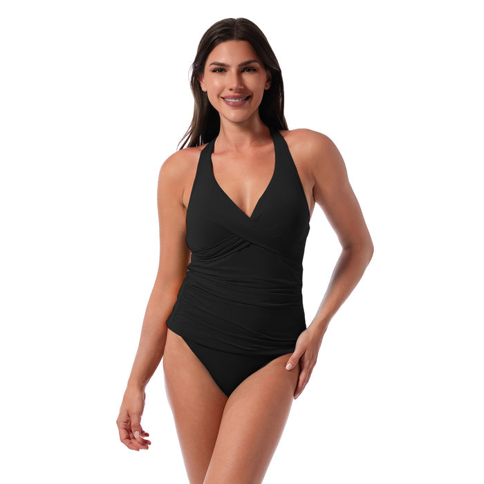 LOUISE WRAP TANKINI TOP