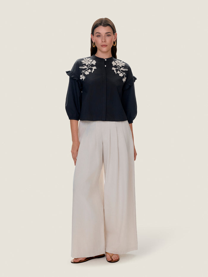 Lydia Applique Top