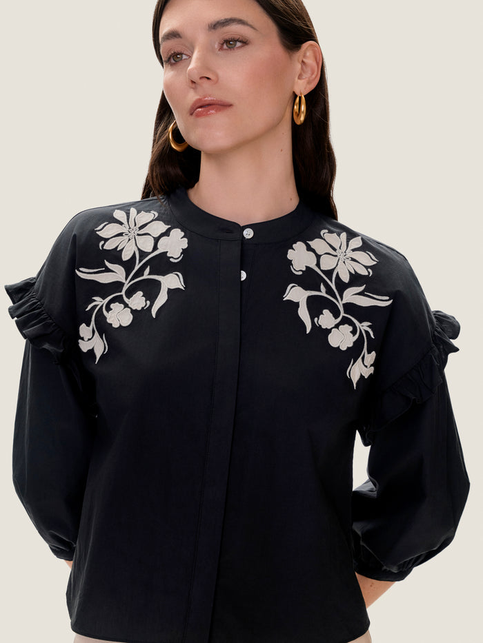 Lydia Applique Top
