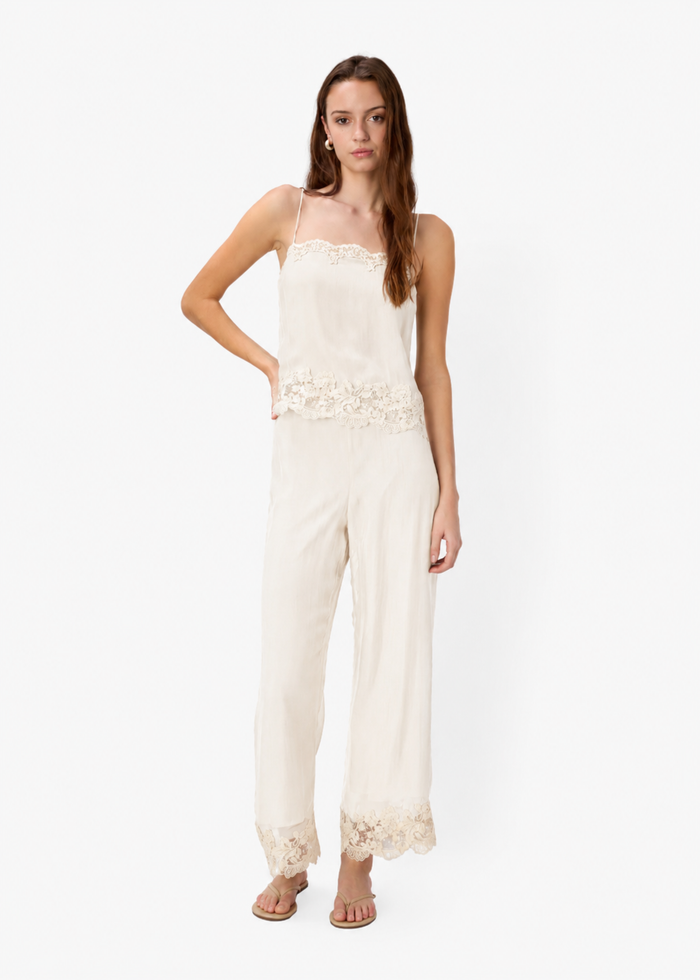 Maiya Silk Camisole Bone