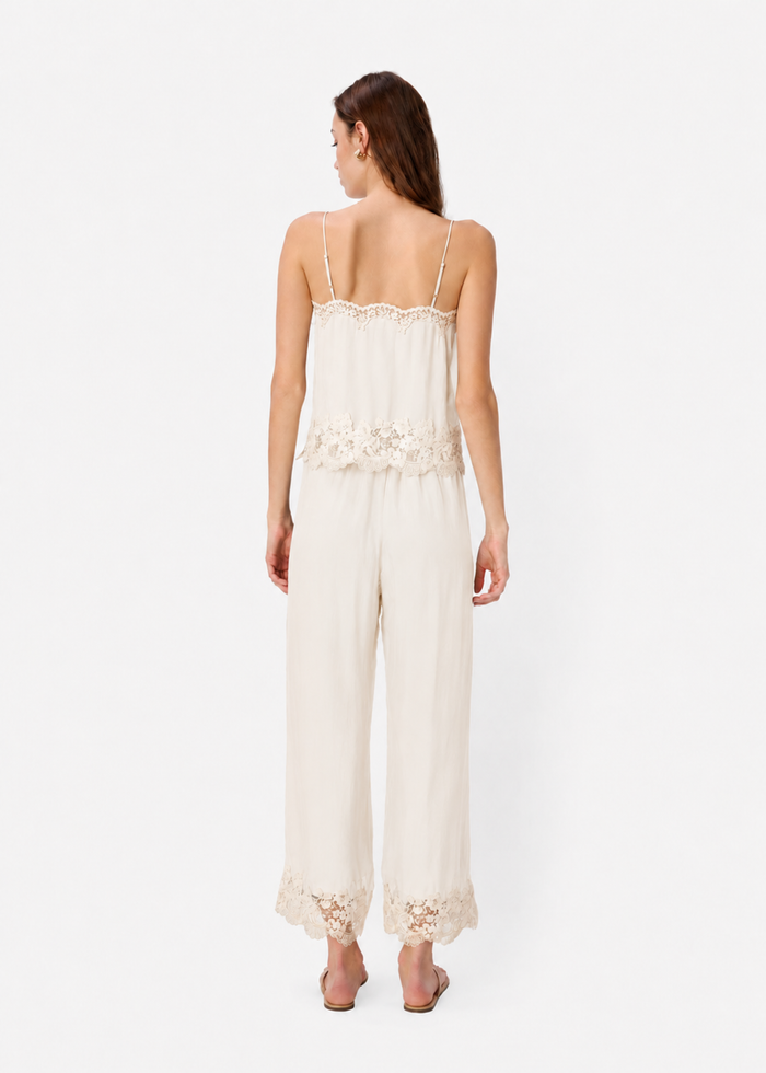 Maiya Silk Camisole Bone