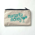 Margarita Money Pencil Bag featuring a fun design with a cocktail glass, perfect for a Texas themed gift or a Dallas souvenir. This stylish accessory is made in Texas, making it a great choice for Texan gifts and souvenirs from Texas.