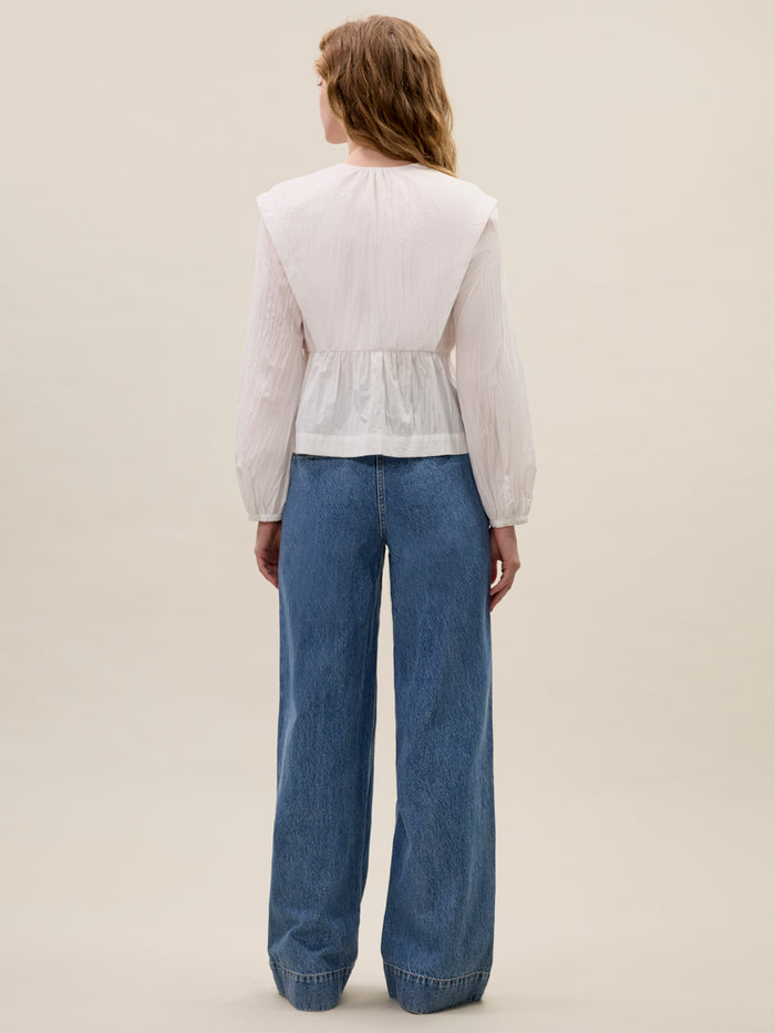 Marietta Cape Blouse