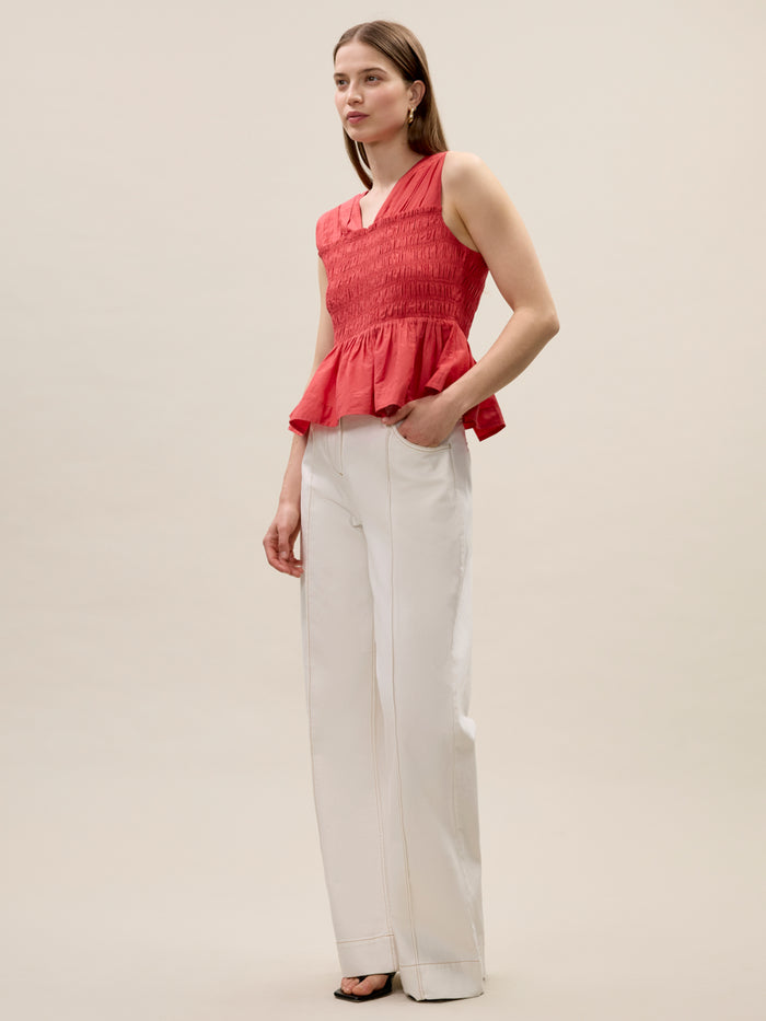 Merrick Silk Cotton Top
