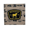 Metroplex Patch featuring an embroidered design of a longhorn on a black background, perfect for adding a Texas themed gift touch to your attire. Ideal for anyone wanting Texas made gifts or unique souvenirs from Texas, this patch makes a great Dallas souvenir and is an excellent choice for Texan gifts.
