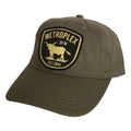 Metroplex Patched Cotton Hat featuring an olive color with a stitched Dallas Metroplex patch; perfect as a Texas themed gift, Texas Made Gifts, souvenirs from Texas, and great for anyone looking for a Dallas souvenir or Texan gifts.