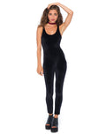 Image of Motel Unitard in Black Velvet