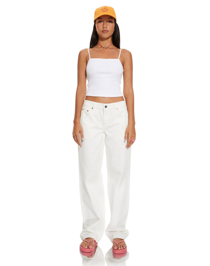 image of MOTEL X BARBARA Yoon Crop Top in White