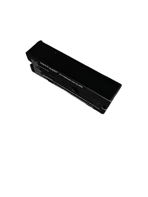 Black Classic LP Gas Alarm - Three Quarter View | United RV Parts