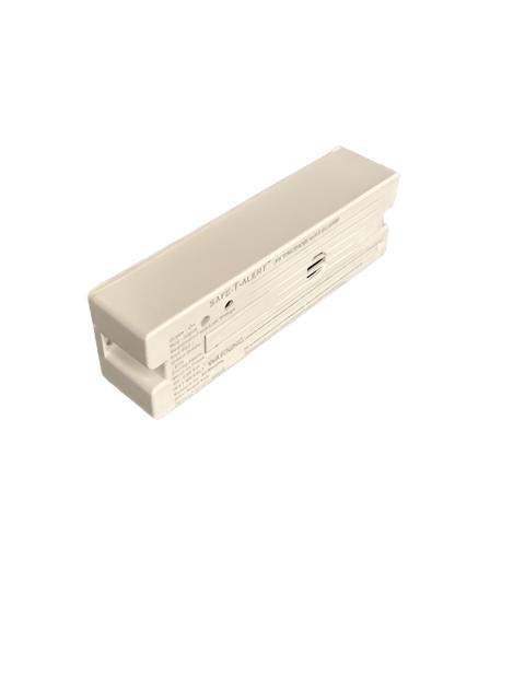 White MTI Industries Propane Alarm - Side Angle View | United RV Parts