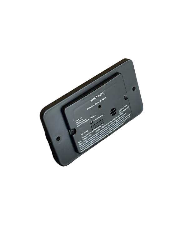 Black Safe-T-Alert Carbon Monoxide Detector - Side Profile View | United RV Parts