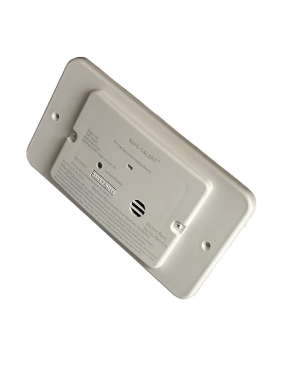 White MTI Industries CO Alarm - Angled Back View | United RV Parts