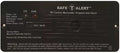 Black MTI Safe-T-Alert Dual LP CO Alarm 35-742-BL Face View | United RV Parts