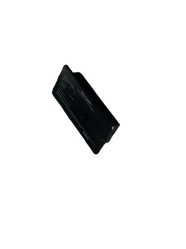 Black MTI Safe-T-Alert Alarm 35-742 Side Angle View | United RV Parts
