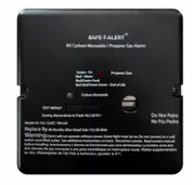 Black MTI Industries 45-742-BL Dual LP/CO Alarm - Back View | United RV Parts