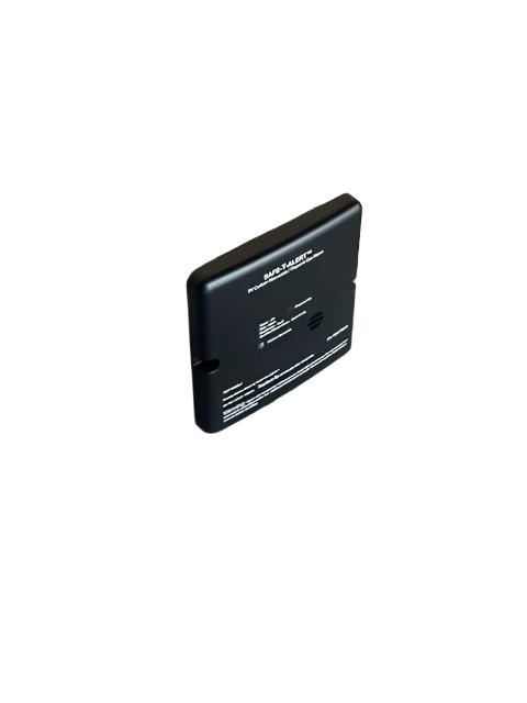 Black Flush Mount Safety Alarm - Side Profile View | United RV Parts