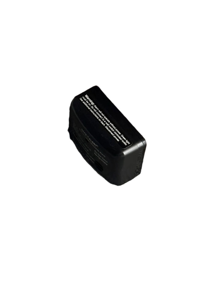 Black MTI Safe-T-Alert CO Detector - Side Angle with Labels | United RV Parts