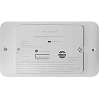 White MTI Industries Mini Dual LP/CO Alarm 25-742-WT-TR - Front View | United RV Parts