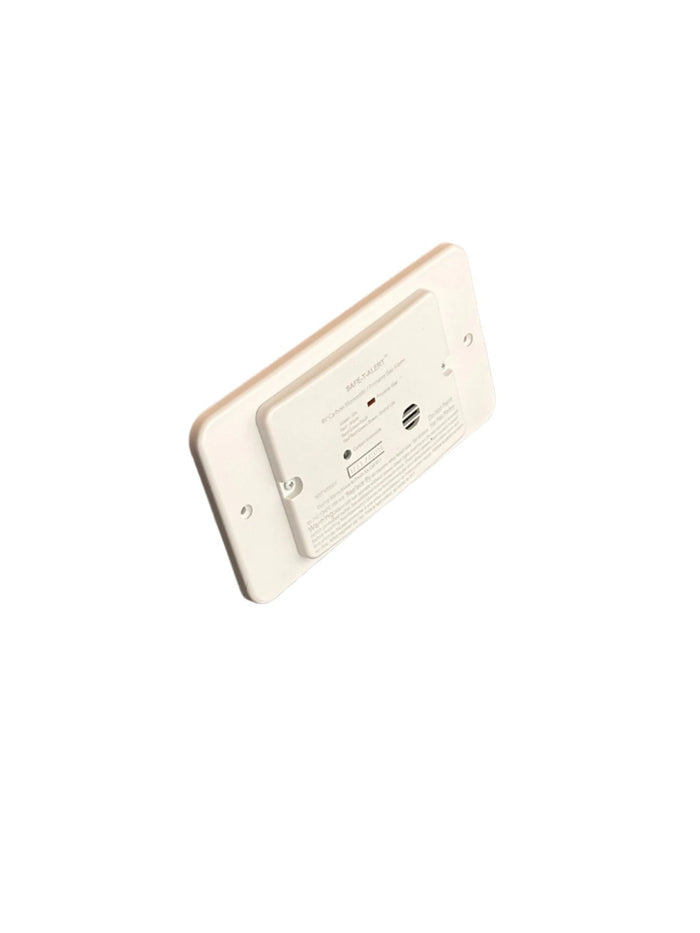 White MTI Industries Safe-T-Alert LP/CO Alarm - Angled Installation View | United RV Parts
