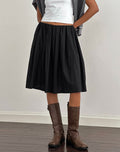 Image of Murphy Knee Length Skirt in Black