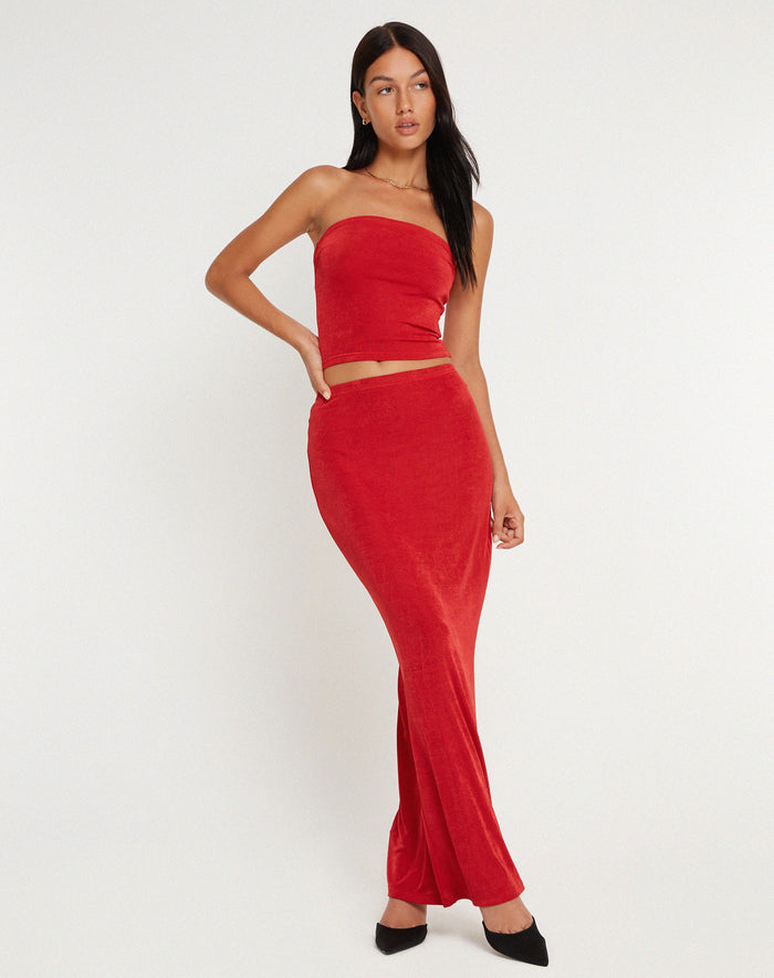 image of Tulus Maxi Skirt Red