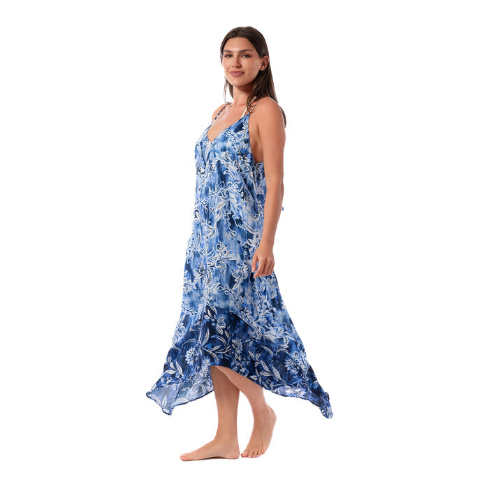 OCEAN MOSAIC MAGGIE SCARF DRESS | FINAL SALE