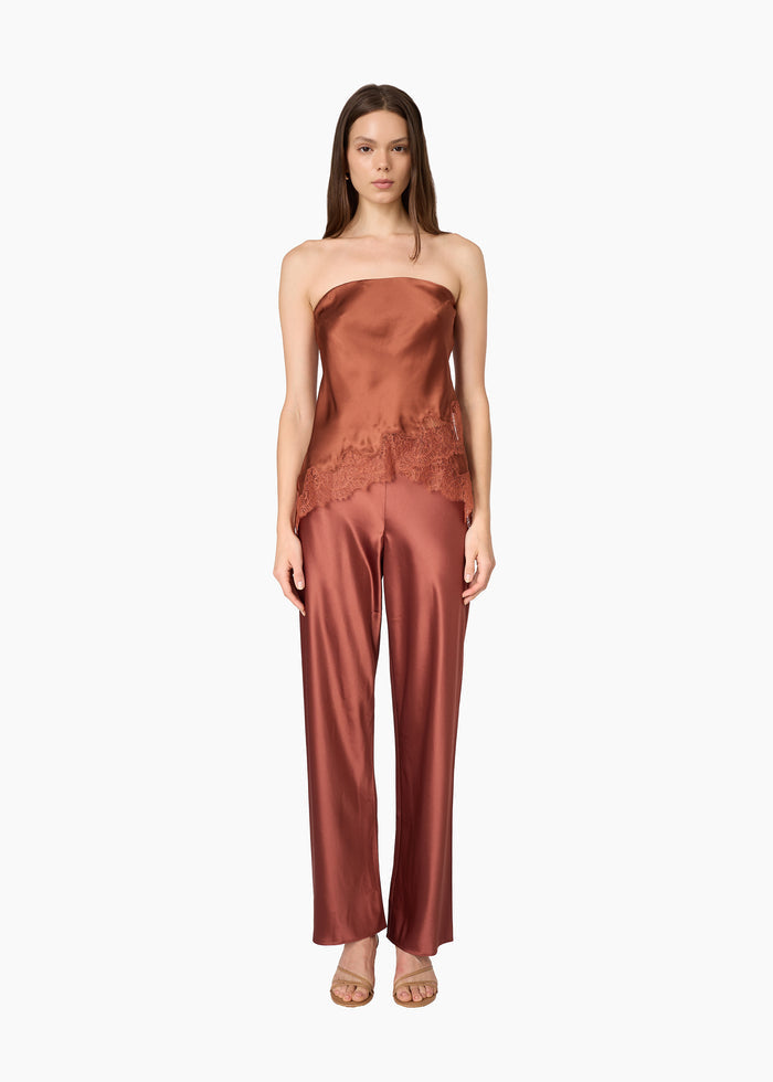 Odessa Strapless Camisole Affogato