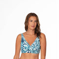 PALM CAMOUFLAGE VERA SURPLICE BRA TOP