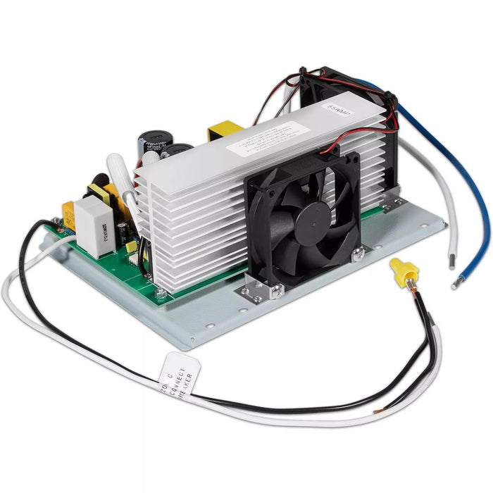 Parallax 7155 Power Converter Lower Section - Side View with Wiring Harness | United RV Parts