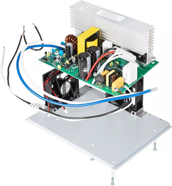 Parallax RV Power Converter Section - Angled View with Complete Wiring Assembly | United RV Parts