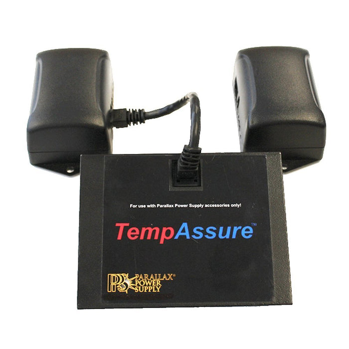 Black Parallax TempAssure Controller with Temperature Sensors - Front View | United RV Parts
