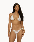 PilyQ Water Lily Lace Tri Top
