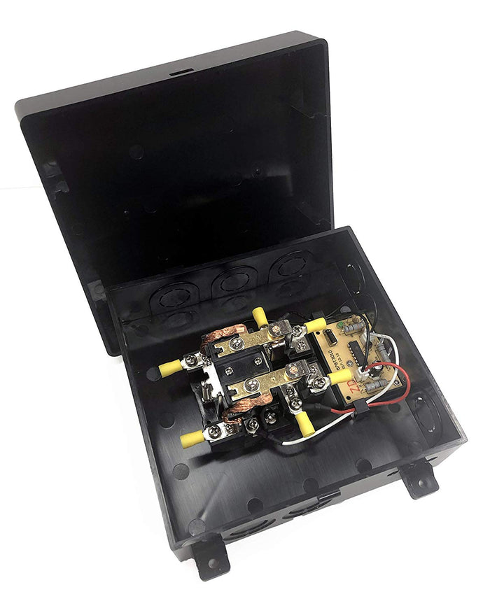 POWERMAX Transfer Switch Internal Wiring - Open Box View | United RV Parts
