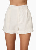 Ravi Linen Short Macadamia