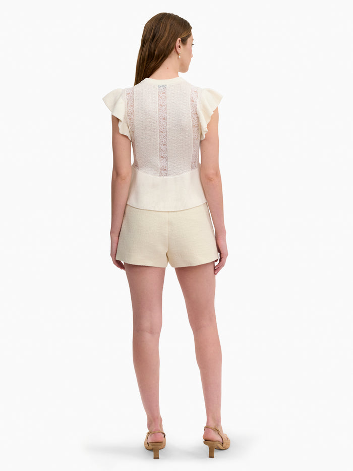 Rhea Lace Knit Sweater