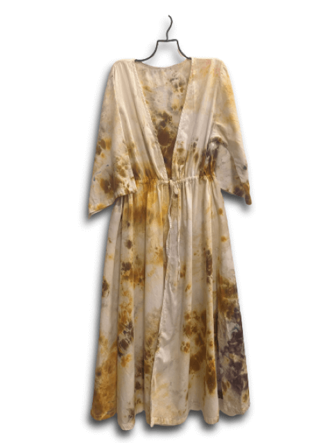 Risa long caftan hand dyed organic cotton coverup