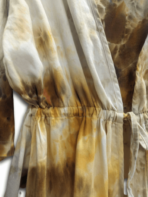 Risa long caftan hand dyed organic cotton coverup
